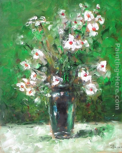 Ioan Popei White Flowers 15